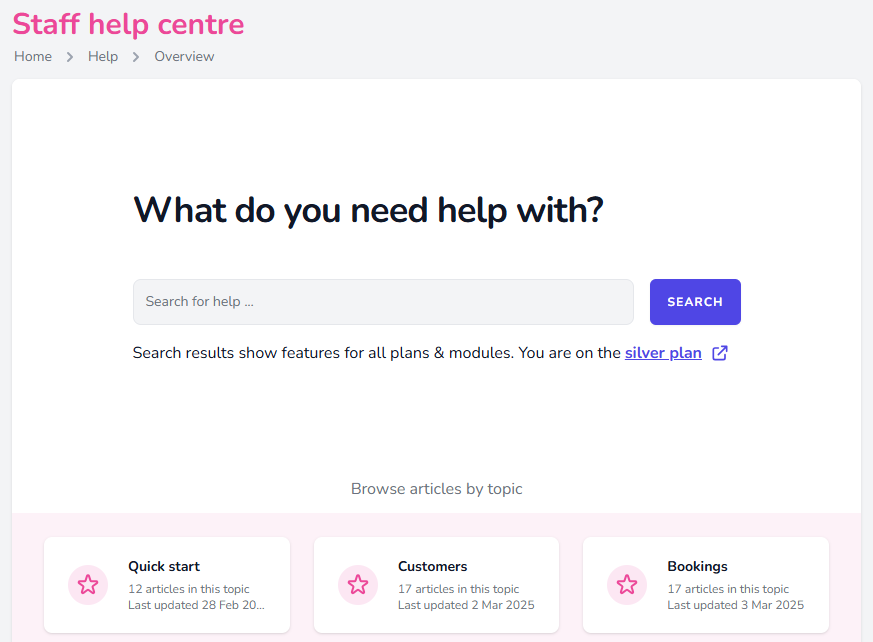 LemonBooking help centre